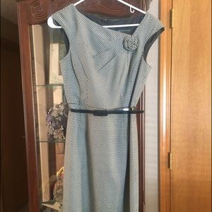 Black and white dress