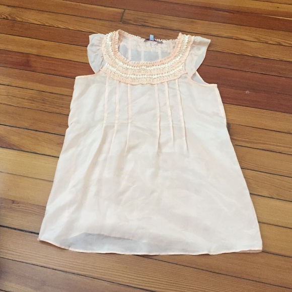 Calypso St. Barth Tops - Silk peach calypso tank