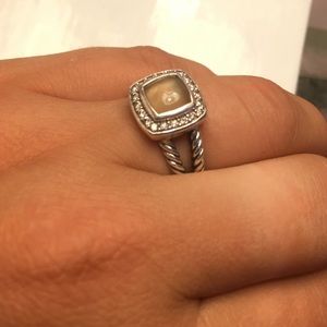 David Yurman Petite Albion Ring with Diamonds