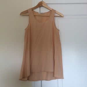 New The Silk Tank in Blush
