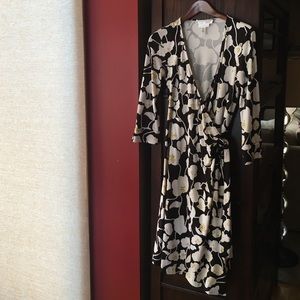 Diane Von Furstenberg maternity wrap dress.