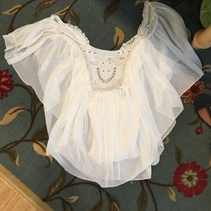 Free people white blouse