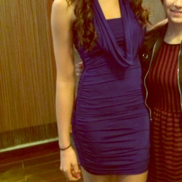 Violet, tight cute dress