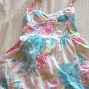 Strappy Abercrombie floral top