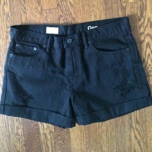 Gap Black Boyfriend Shorts