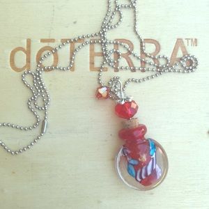 Hand blown glass essential oil defuser
