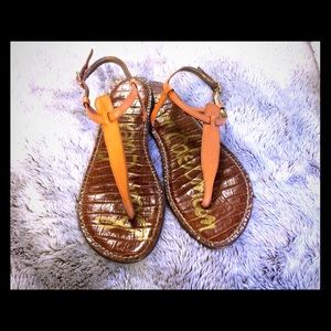 Sam Edelman "Gigi" Sandals...beautiful orange!
