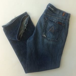 7 FAM men's boot cut jeans
