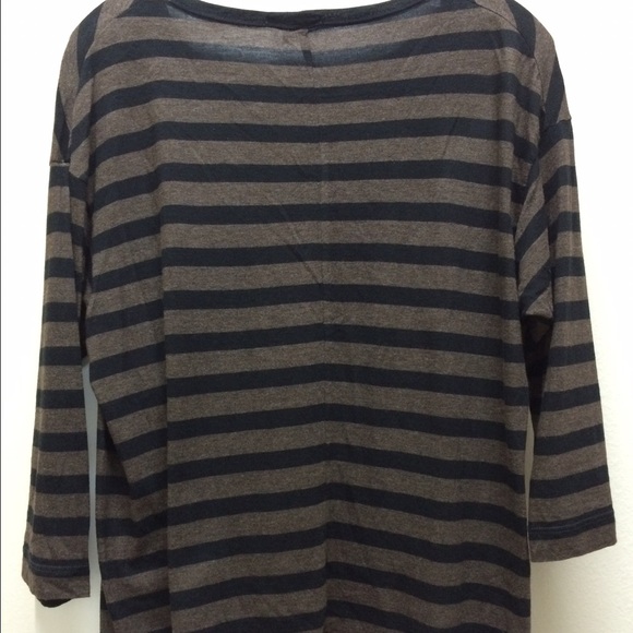 3/4 Sleeve stripped t-shirt - Picture 3 of 3