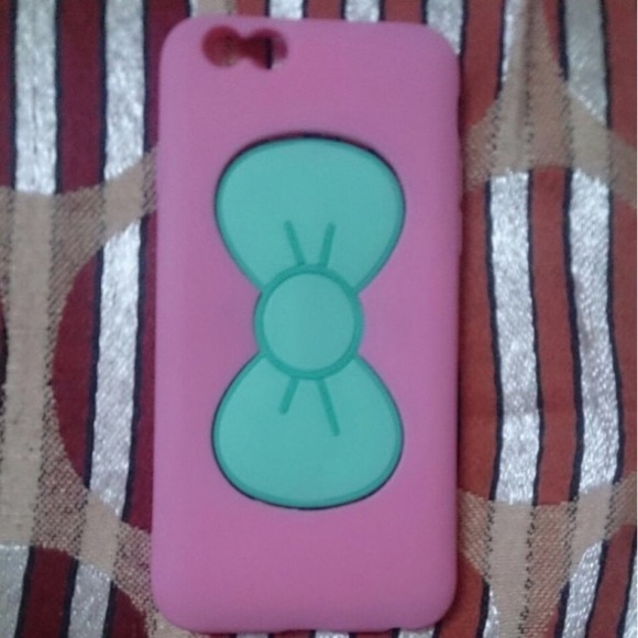 Multi colored iPhone 6/6s bow kick stand case - Picture 2 of 3