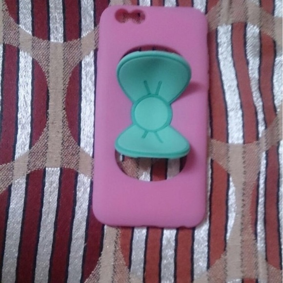 Multi colored iPhone 6/6s bow kick stand case - Picture 3 of 3