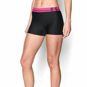 NWT Under Armour black exercise shorty (3"), sz M