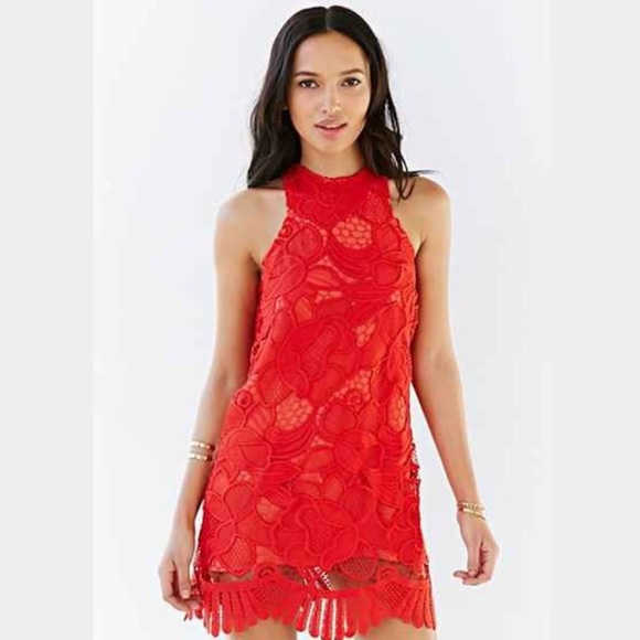 Urban Outfitters Red Going Out Dress