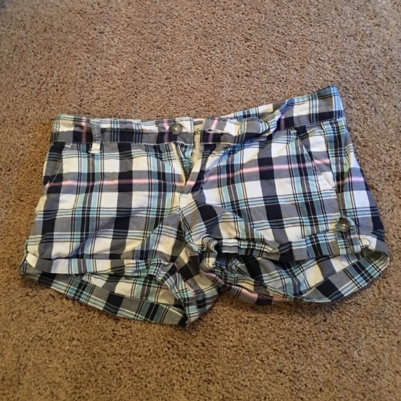 Plaid shorts
