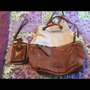 The Sak leather back pack  $40