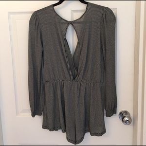 Stripped romper