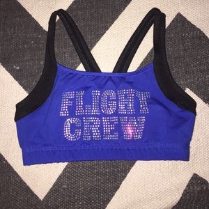 Flight crew sports bra