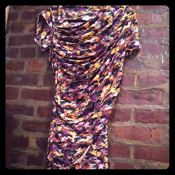 Isabel Marant short sleeve wrap dress