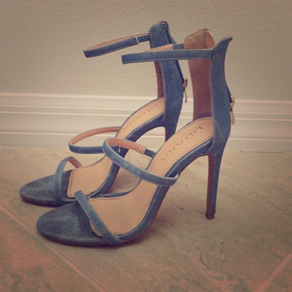Denim Heels