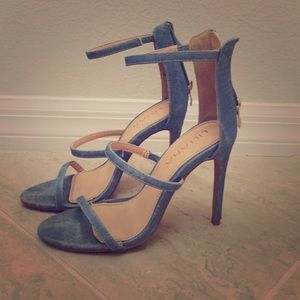 Denim Heels