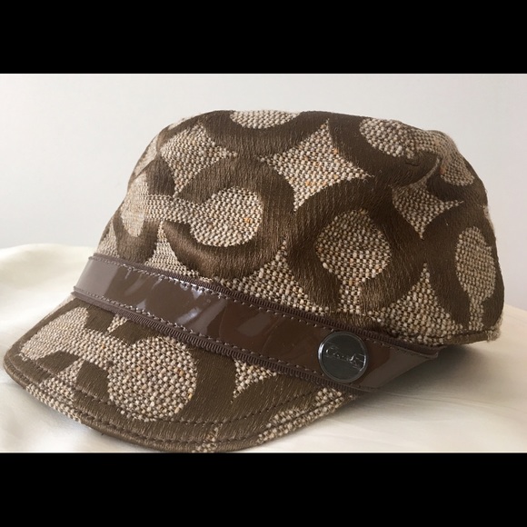 Coach Signature Riding Cap