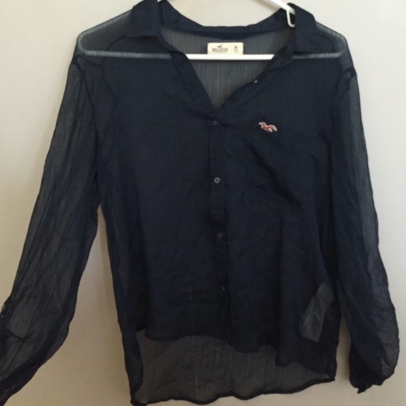 Silk hollister shirt