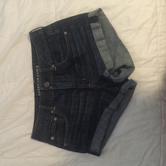 high waisted jean shorts