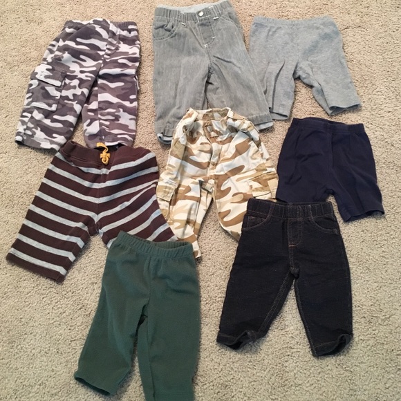 Baby pants various sizes