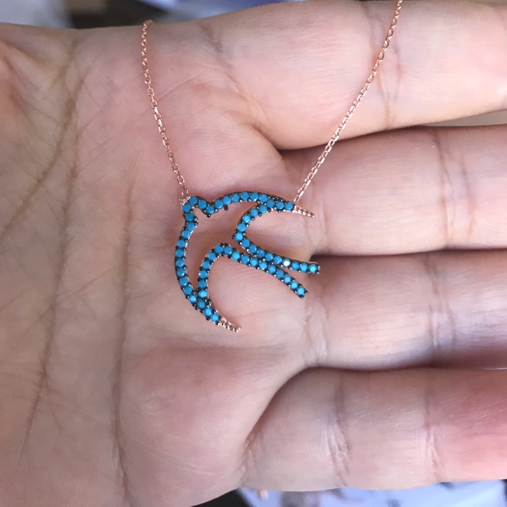 925 Sterling Silver I Love Bird - Picture 4 of 4