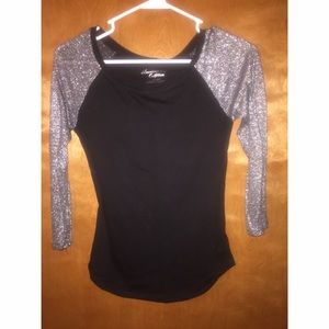Black Sparkly AEO Shirt