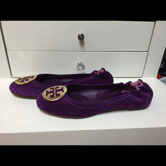 Tory Burch Reva Flat Purple
