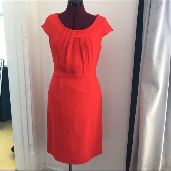Red Kate Spade wool dress