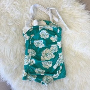 Janie and Jack retro baby girls’ swim suit