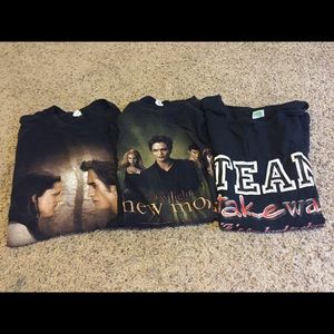 Twilight shirts set of 3 Size XL
