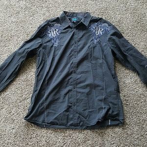 Men's Roar Button Up