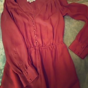 BCBG Burnt orange romper!