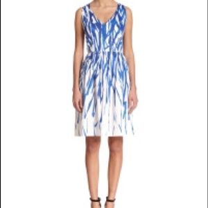 Milly Brushstroke Print Dress