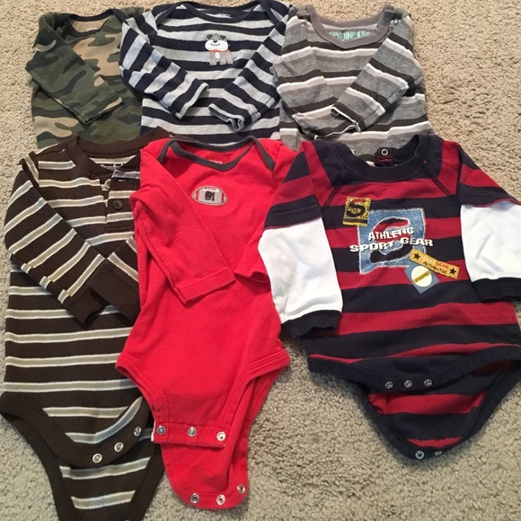 Long sleeve bodysuits various sizes