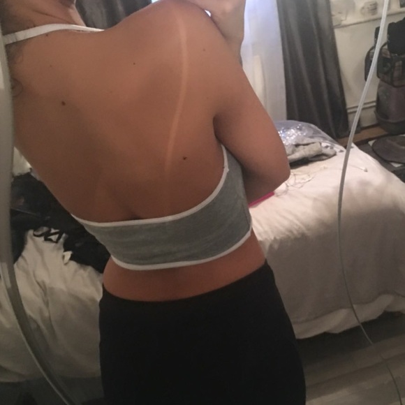 ✨Gray Sexy Crop Top😍💞 - Picture 3 of 4
