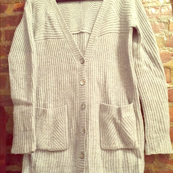 Autumn Cashmere gray cardigan