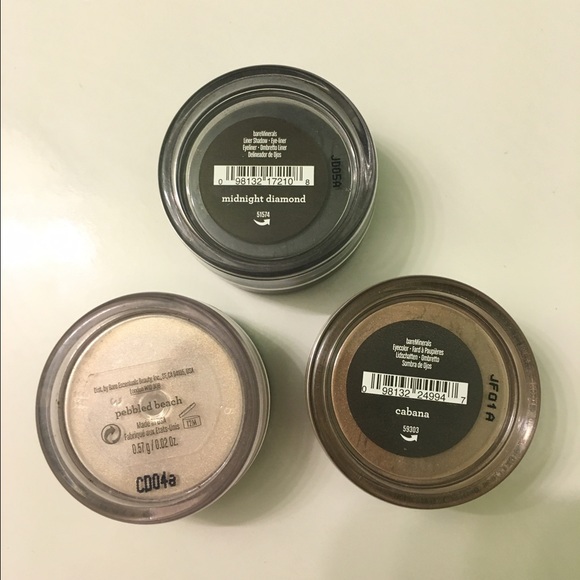 Bare Minerals Trio of loose shadow pigments