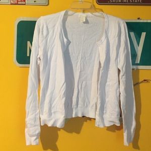 H&M basic white cardigan