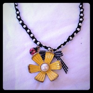 Betsey Johnson Flower Necklace