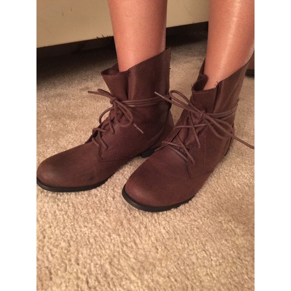 Brown ankle boots size 6 - Picture 2 of 4