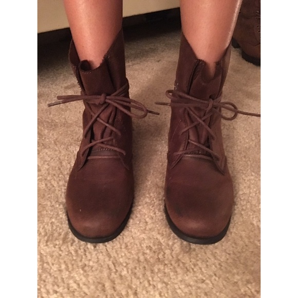Brown ankle boots size 6 - Picture 3 of 4