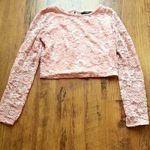 Lace crop top