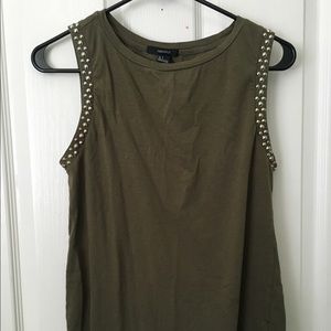 Army Green Muscle Tee
