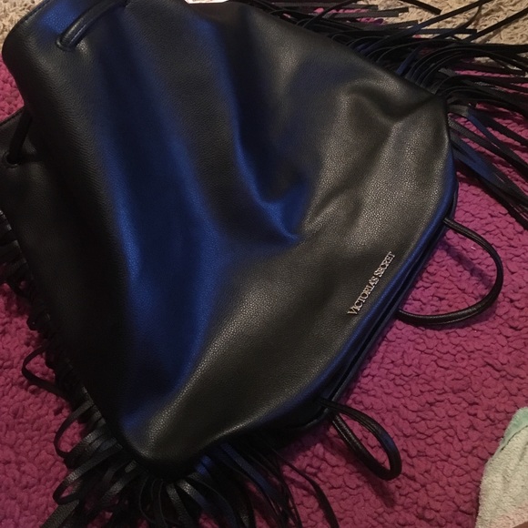 Victoria secret fringe backpack