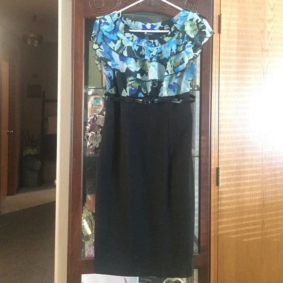 Ruffle pencil dress