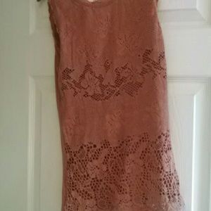 Dolce & Gabana tank top. Salmon pink beige color